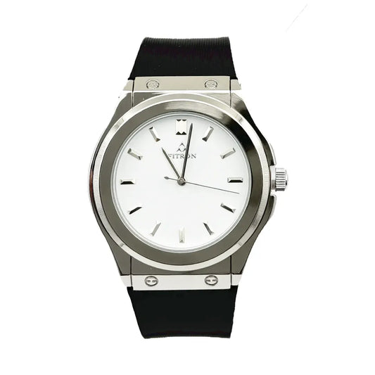 Fitron 9526M Men’s Silver Watch – White Dial