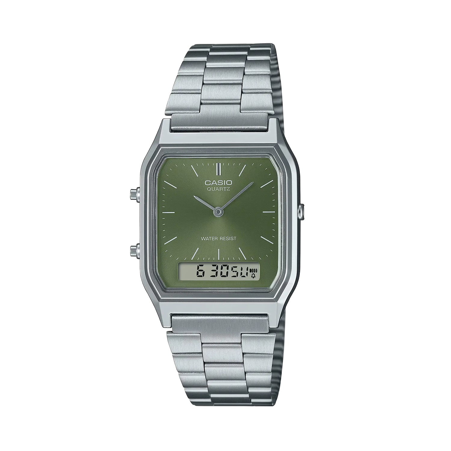 AQ-230A-3AMQYDF Dual Time Retro Watch