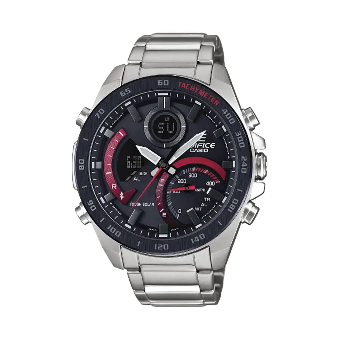 Casio Edifice ECB-900DB-1A Tough Solar Bluetooth Stainless Steel Men’s Watch