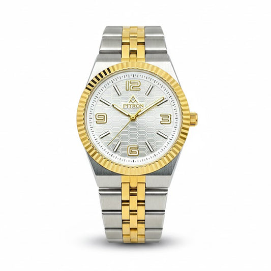 Fitron Dweller 4066M – Two-Tone White dial Men’s Watch