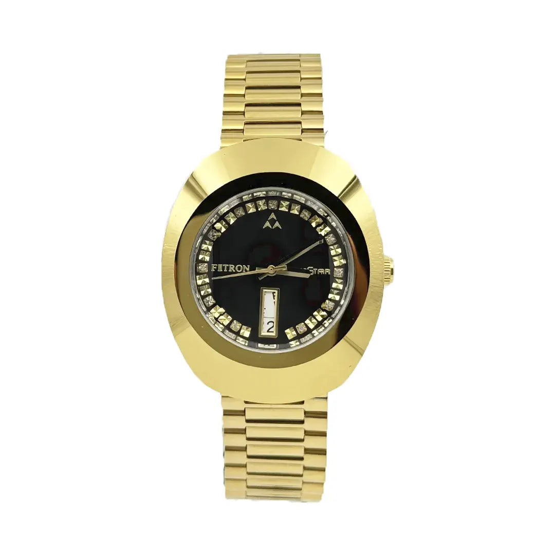 Fitron 9860M Men’s Gold Watch