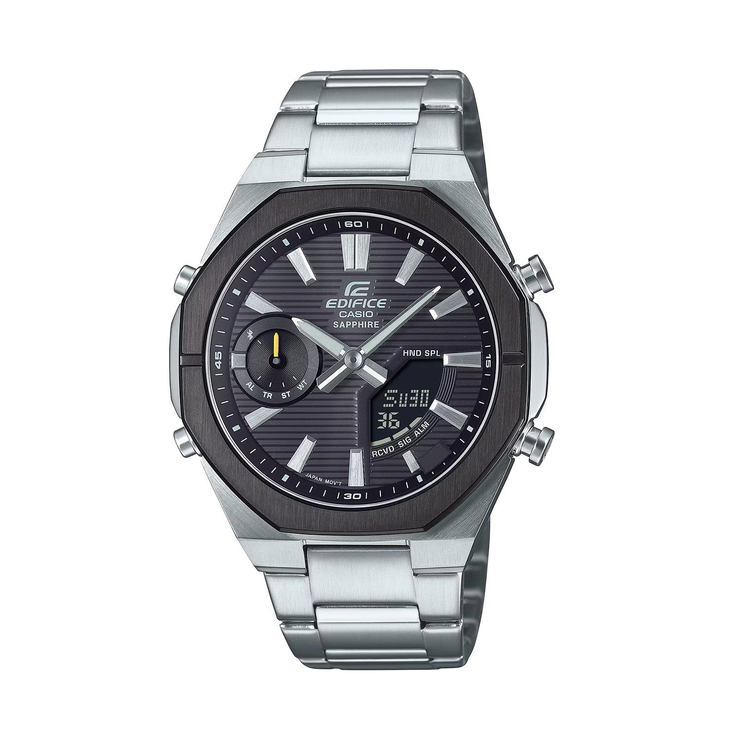 Casio Edifice ECB-S10DB-1A Bluetooth Stainless Steel Chronograph Watch