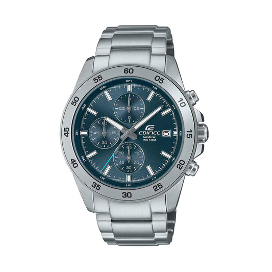 Casio Edifice EFR-526D-2A Blue Dial Stainless Steel Chronograph Watch