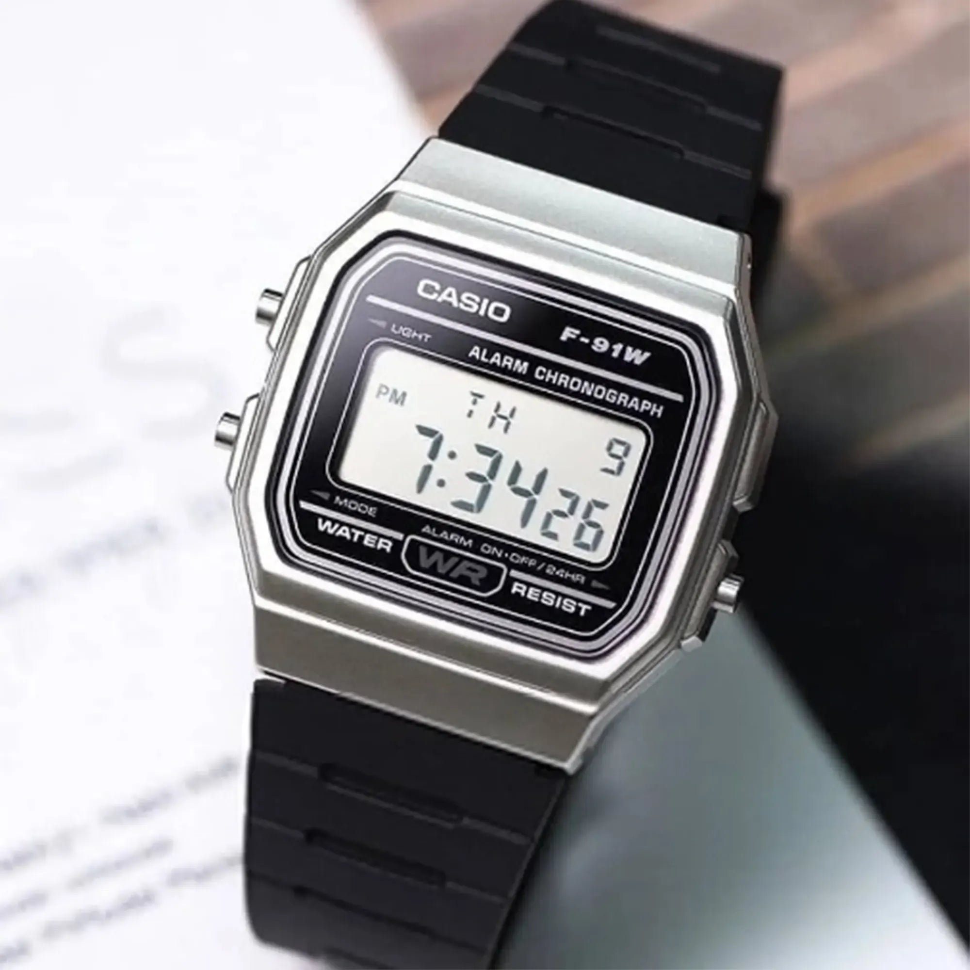 Casio F-91WM-7A Digital Watch – Classic Silver | Watches Empire