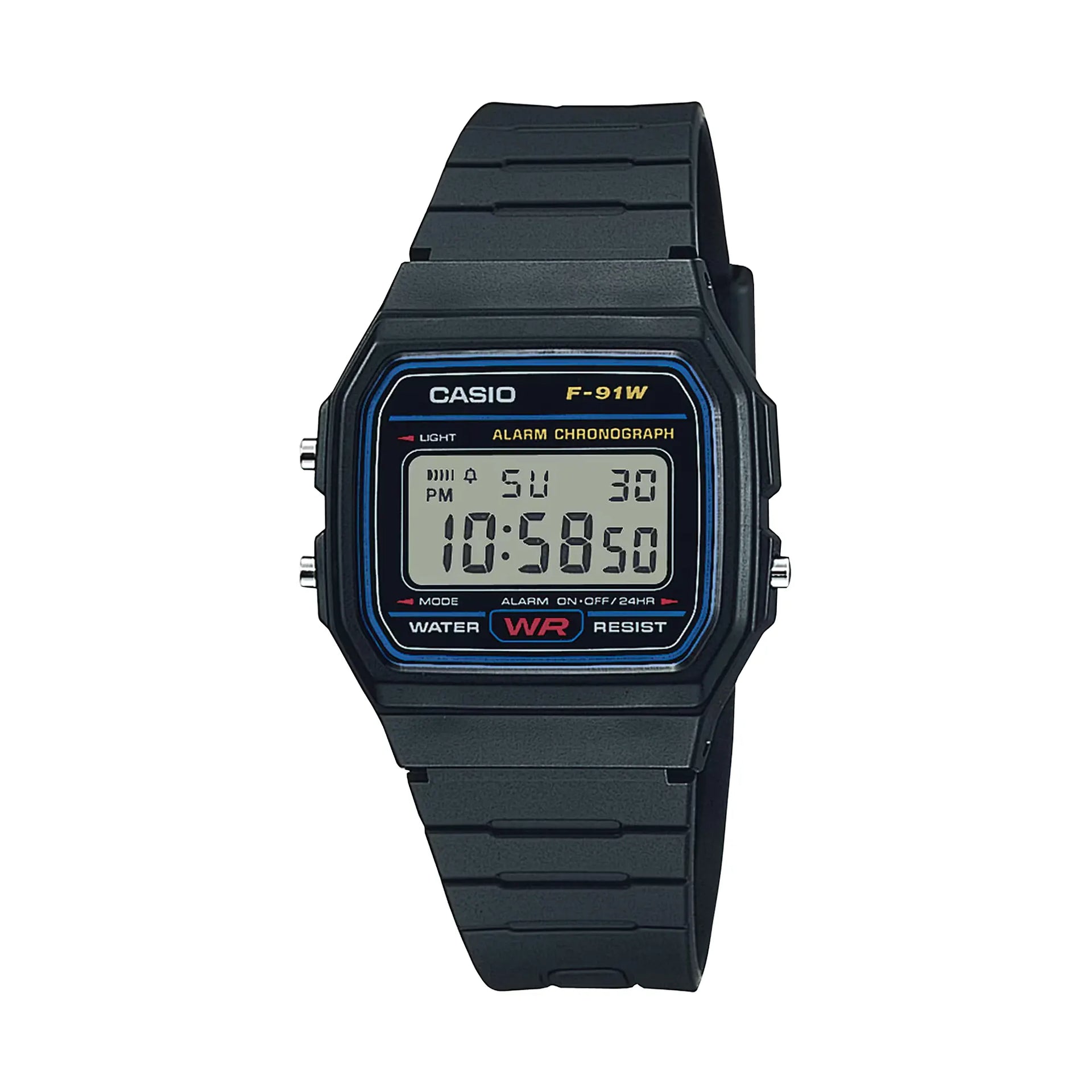 Casio F91W-1D – Classic Digital Black Resin Watch