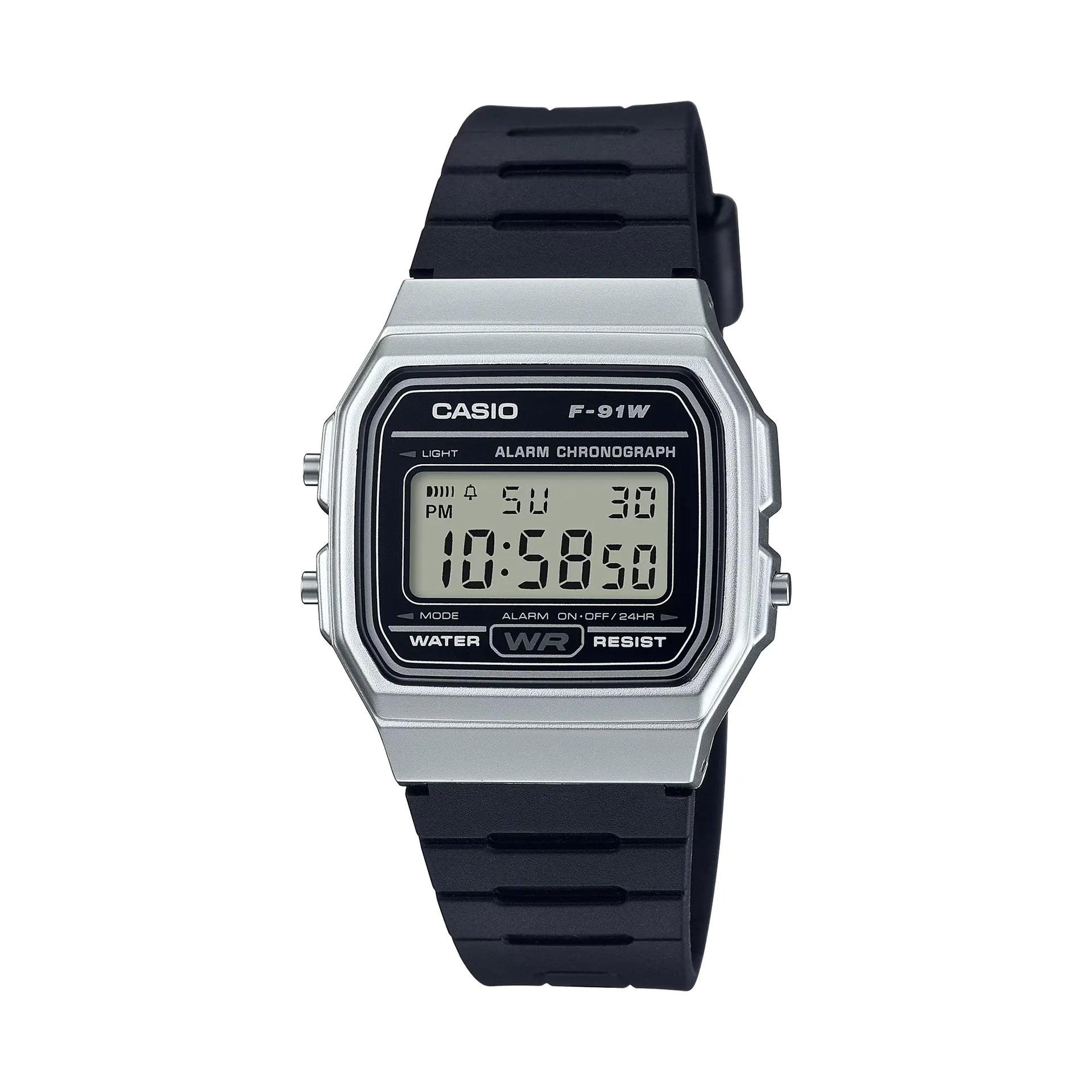 Casio F-91WM-7A Digital Watch – Classic Silver