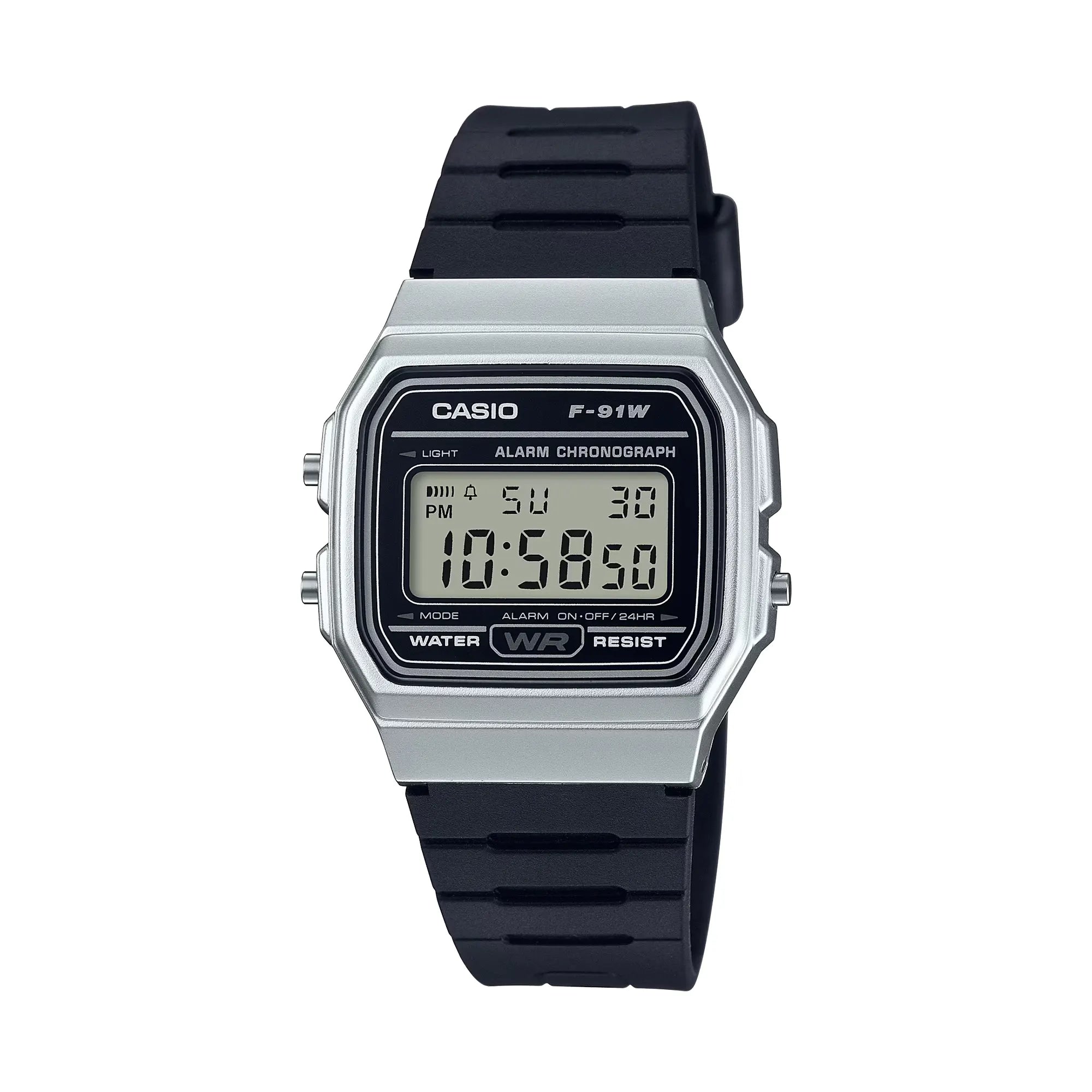 Casio F-91WM-7A Digital Watch – Classic Silver