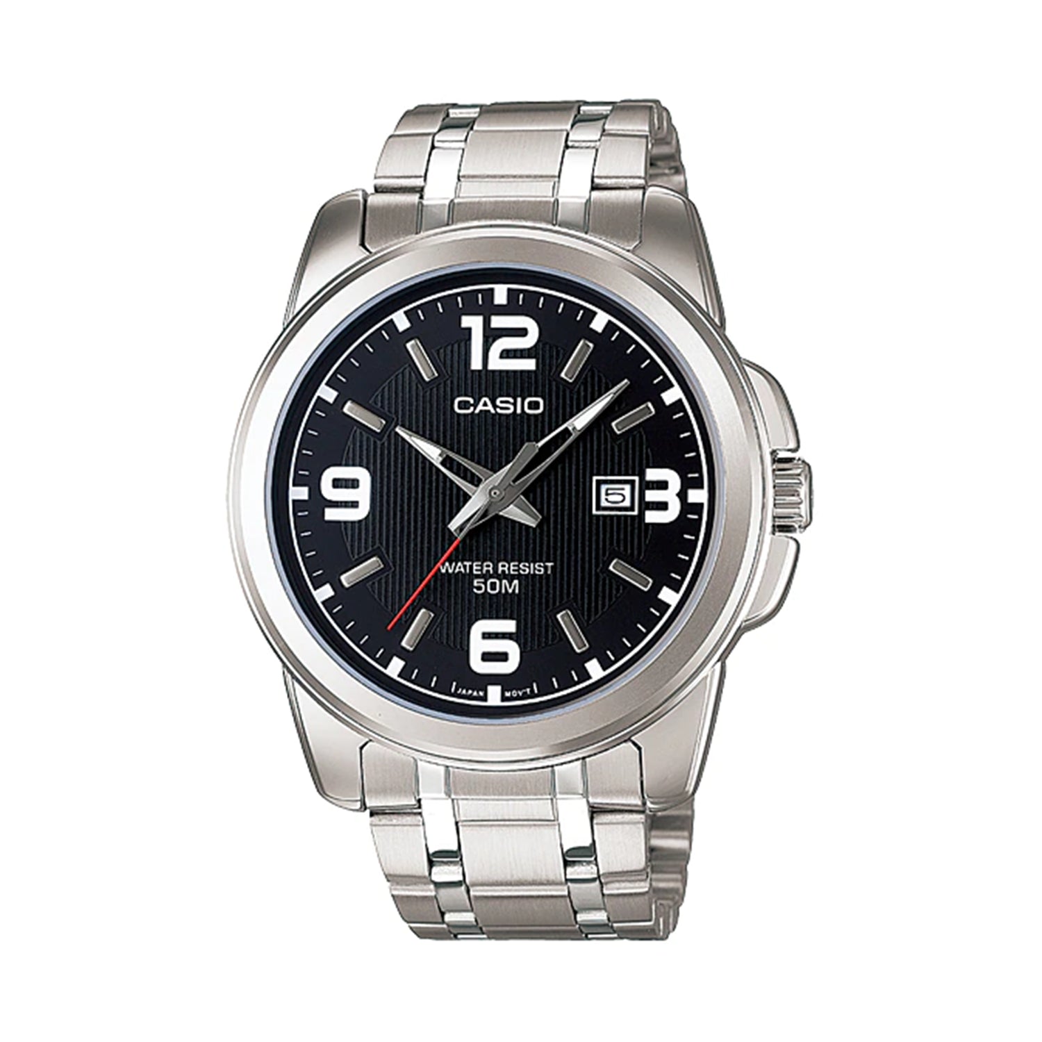 Casio MTP-1314D-1A Black Dial Stainless Steel Watch