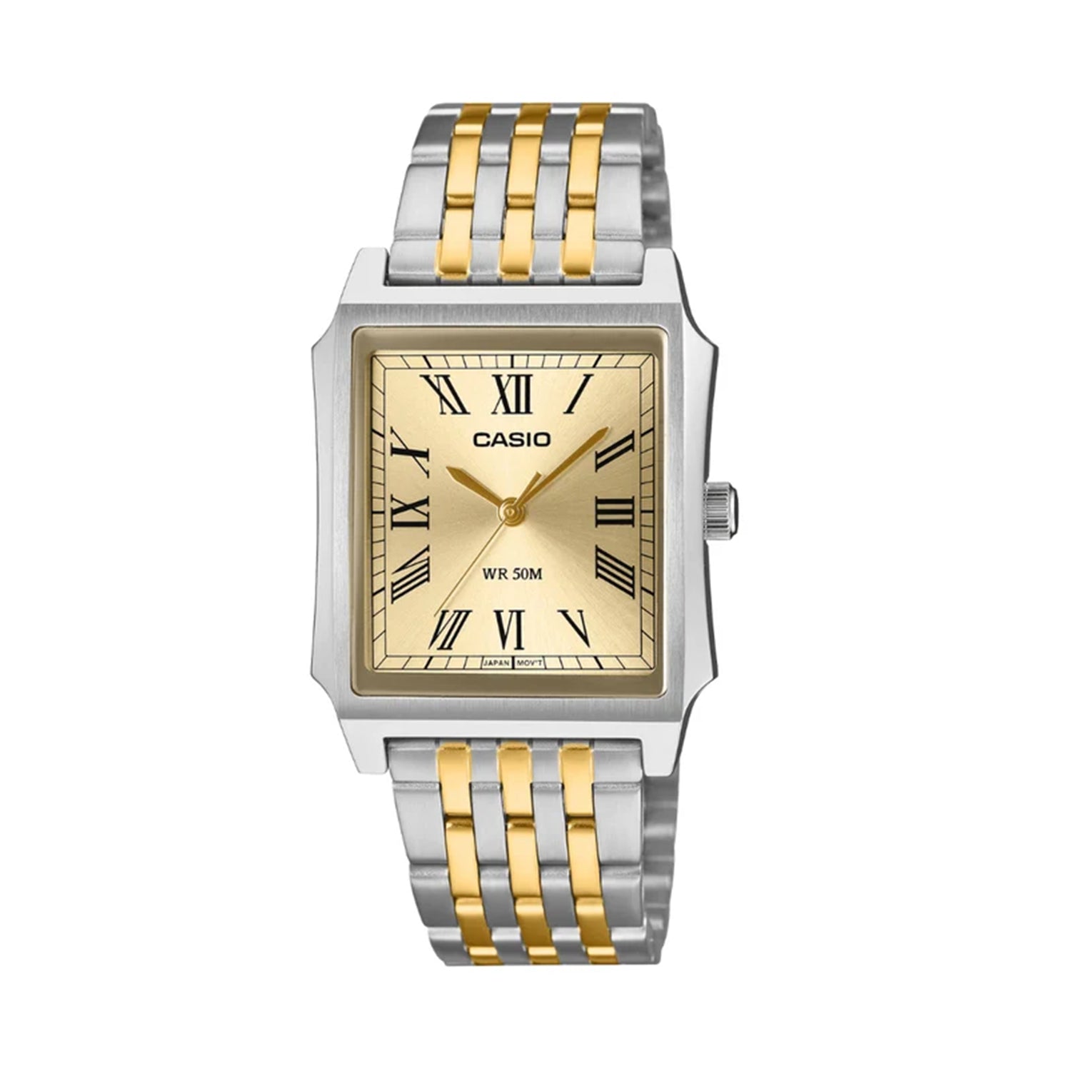 Casio MTP-B190SG-9BV Silver & Gold Stainless Steel Analog Men’s Watch