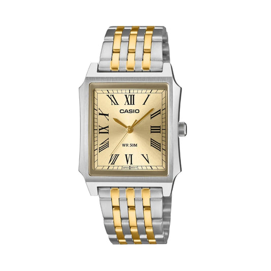 Casio MTP-B190SG-9BV Silver & Gold Stainless Steel Analog Men’s Watch