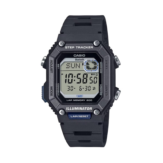 Casio WS-B1000-1AVDF Bluetooth Step Tracker Digital Black Resin Watch