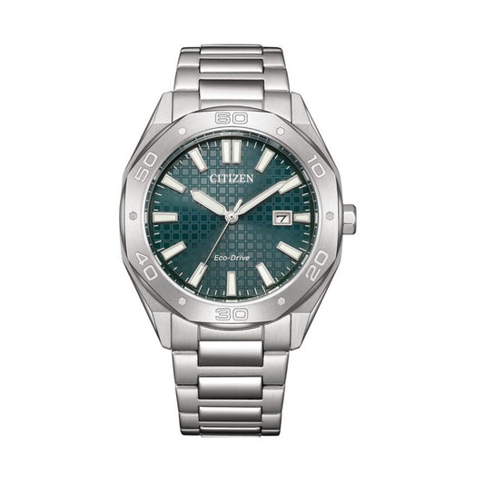 Citizen BM7630-80X Eco-Drive Green Dial Stainless Steel Watch