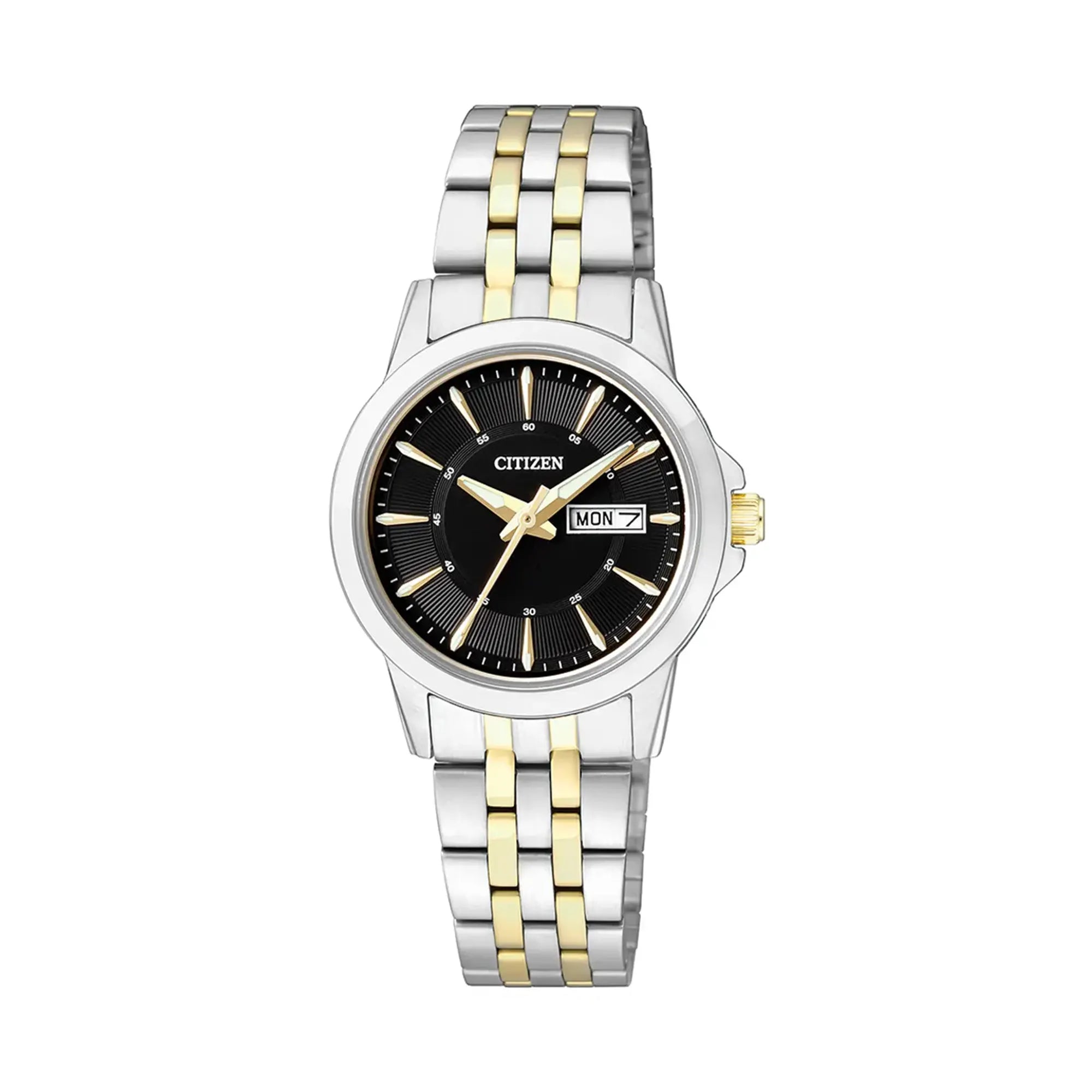 Citizen EQ0608-55E Women's Watch - Elegant Two-Tone Stainless Steel