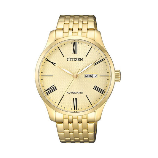 Citizen NH8352-53P Automatic Gold Dial Gold Stainless Steel Watch