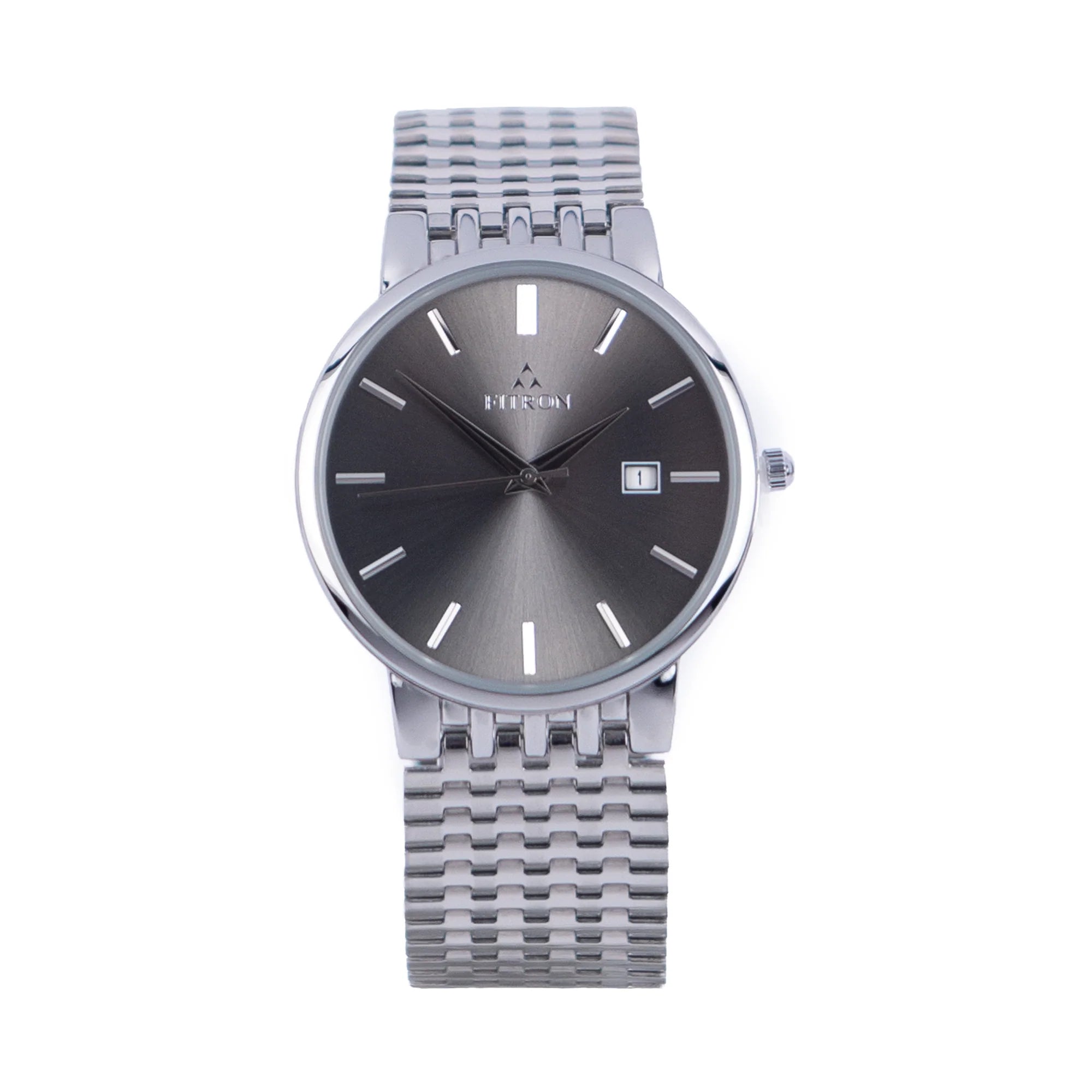Fitron 7807M Men’s Silver Stainless Steel Watch