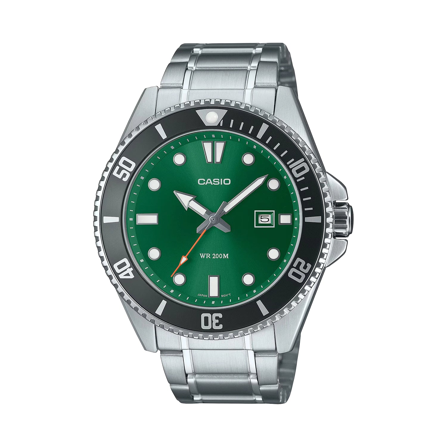 Casio MDV-107D-3A2V Duro Green Dial Diver Watch