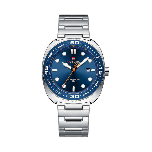 Naviforce NF9250 Blue Dial Stainless Steel Men’s Watch