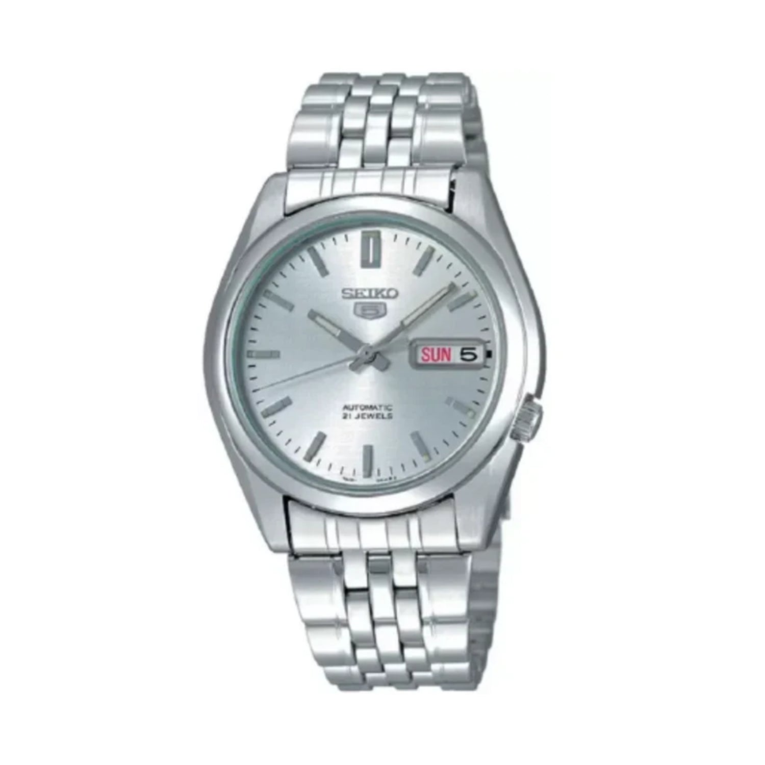 Seiko 5 SNK355K1 Automatic Silver Dial Stainless Steel Watch